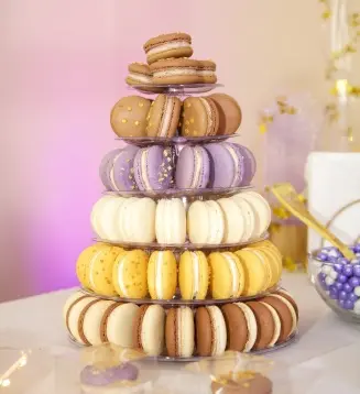 french macaron tower