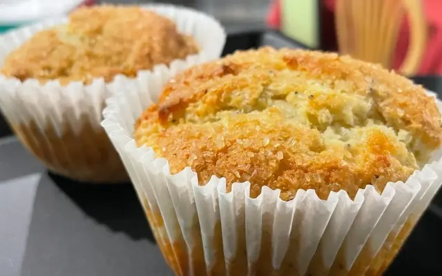 hot delicious muffin